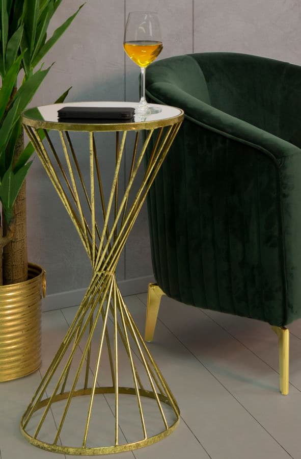 FURNLUX SOFFBORD HYPNOS GULD 35CM
