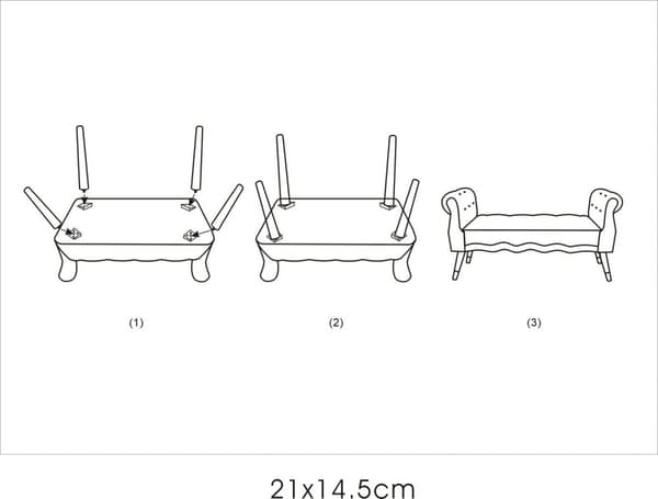 FURNLUX OTTOMAN PARIS GRÅ 120CM