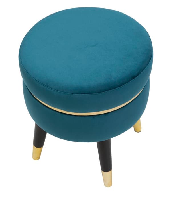 FURNLUX SITTPUFF PARIS BLÅ 35CM