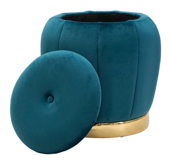 FURNLUX SITTPUFF PARIS BLÅ 43CM