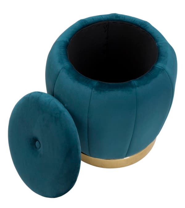 FURNLUX SITTPUFF PARIS BLÅ 43CM