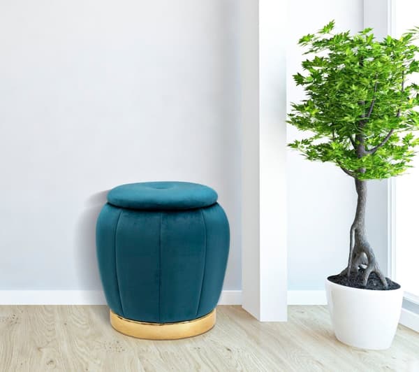 FURNLUX SITTPUFF PARIS BLÅ 43CM