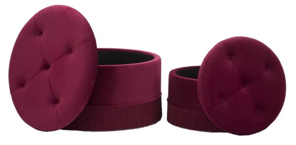 FURNLUX SITTPUFF LINJE RÖD 71CM (2 ST)