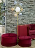 Miniatyrbild 9 av 10: FURNLUX SITTPUFF LINJE RÖD 71CM (2 ST)