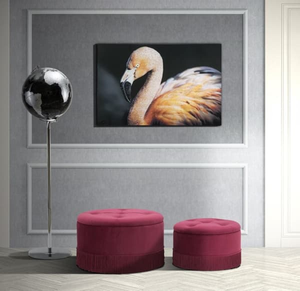 FURNLUX SITTPUFF LINJE RÖD 71CM (2 ST)