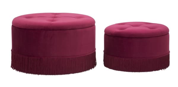 FURNLUX SITTPUFF LINJE RÖD 71CM (2 ST)