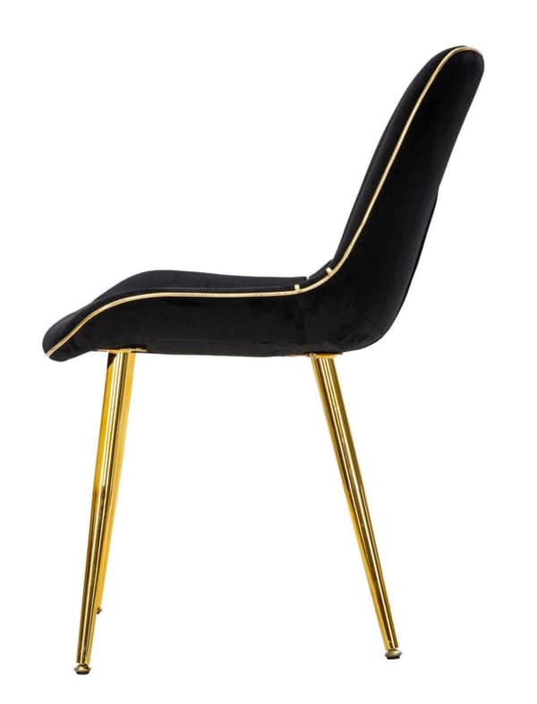FURNLUX FÅTÖLJ PARIS SVART 51CM (2 ST)