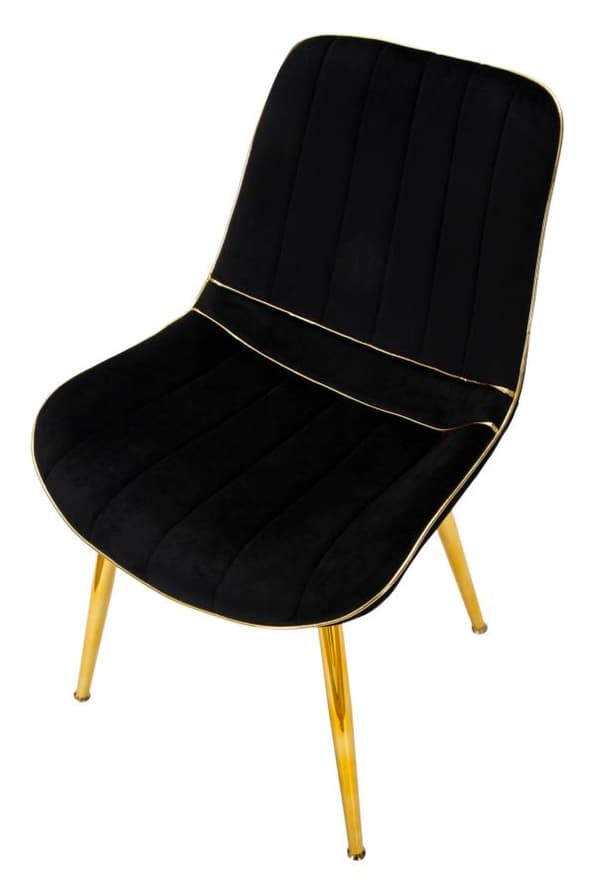 FURNLUX FÅTÖLJ PARIS SVART 51CM (2 ST)