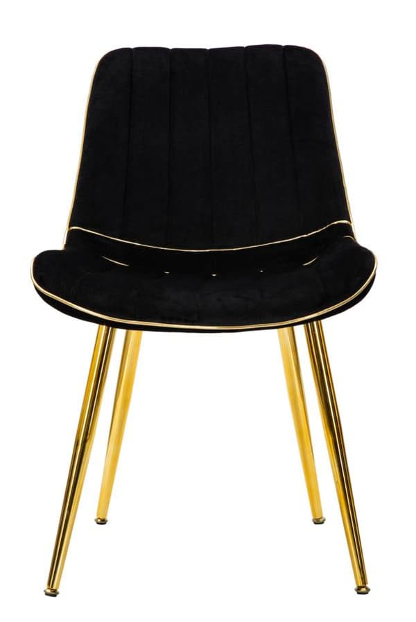 FURNLUX FÅTÖLJ PARIS SVART 51CM (2 ST)