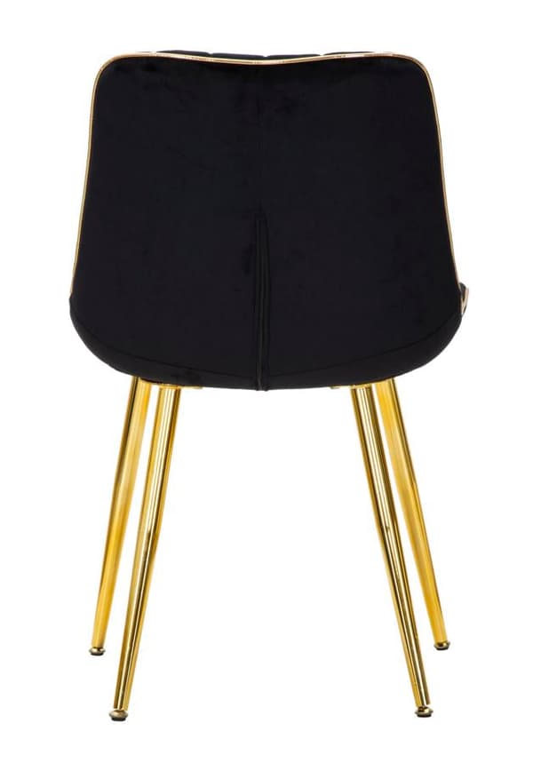 FURNLUX FÅTÖLJ PARIS SVART 51CM (2 ST)