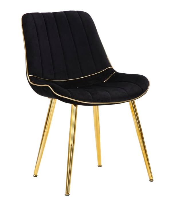 FURNLUX FÅTÖLJ PARIS SVART 51CM (2 ST)