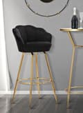 Miniatyrbillede 8 af 9: FURNLUX BARSTOL VIENNA SORT 55CM