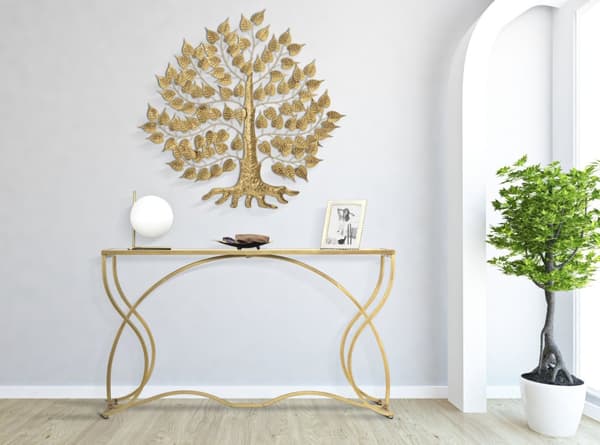 FURNLUX KONSOLBORD SUNSHINE GOLD 130CM