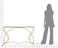 Miniatyrbild 9 av 10: FURNLUX KONSOLBORD SUNSHINE GOLD 130CM