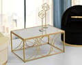 Miniatyrbild 6 av 7: FURNLUX SOFFBORD EXY GOLD 90CM