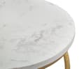 Miniatyrbild 3 av 6: FURNLUX SIDOBORD SPIRAL GULD 28CM