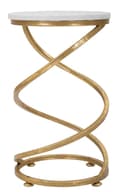 Miniatyrbild 1 av 6: FURNLUX SIDOBORD SPIRAL GULD 28CM
