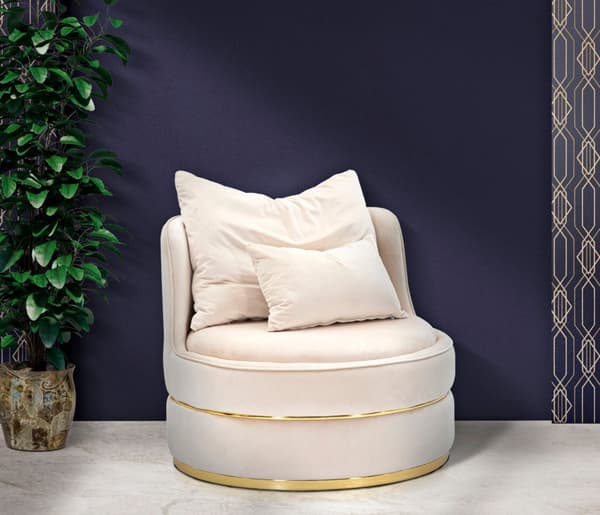 FURNLUX FÅTÖLJ PARIS GRÖN 84CM