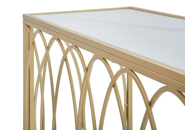 FURNLUX KONSOLBORD MARMOR GULD 160CM