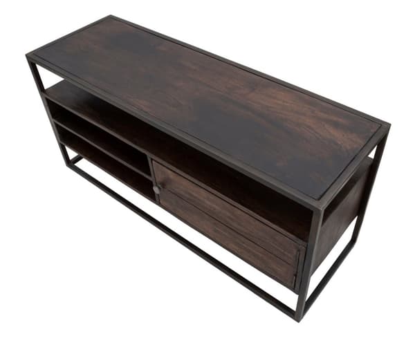 FURNLUX SKÄNK BRÄNNBRUN 120CM