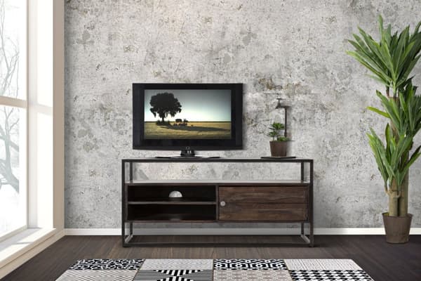 FURNLUX SKÄNK BRÄNNBRUN 120CM