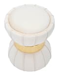 Miniatyrbild 2 av 6: FURNLUX SITTPUFF BLOMMA BEIGE 40CM