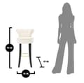 Miniatyrbild 8 av 9: FURNLUX BARSTOL LUXY BEIGE 46CM