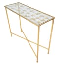 Miniatyrbild 3 av 8: FURNLUX KONSOLBORD BUTTERFLY GULD 100CM
