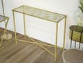 Miniatyrbild 6 av 8: FURNLUX KONSOLBORD BUTTERFLY GULD 100CM