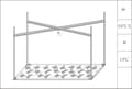 Miniatyrbild 8 av 8: FURNLUX KONSOLBORD BUTTERFLY GULD 100CM