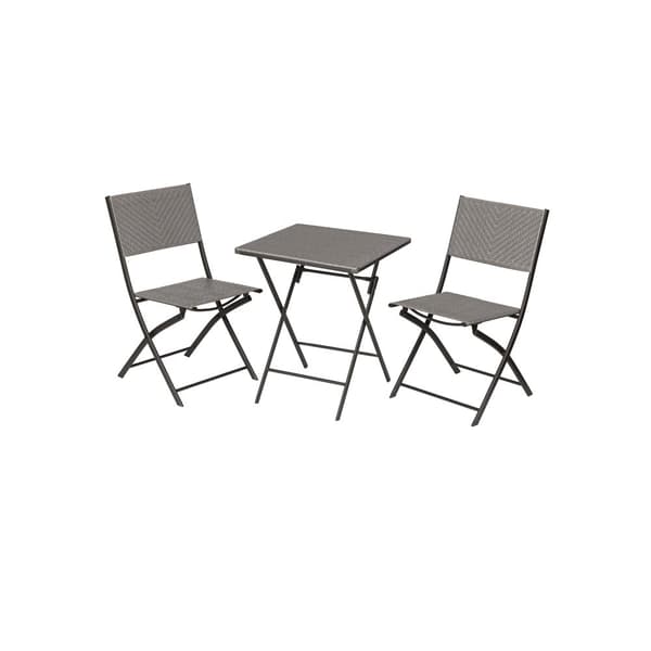 Trädgårdsmöbler set grå