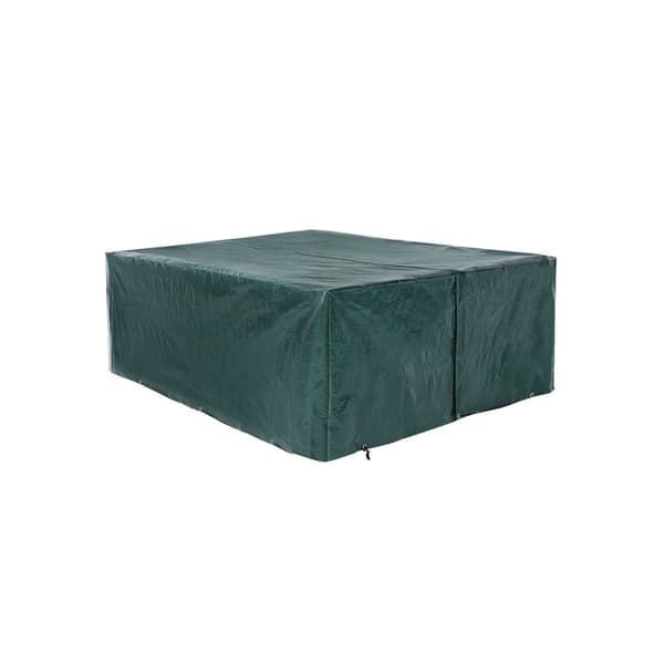 Trädgårdsmöbelöverdrag 242 x 162 grönt