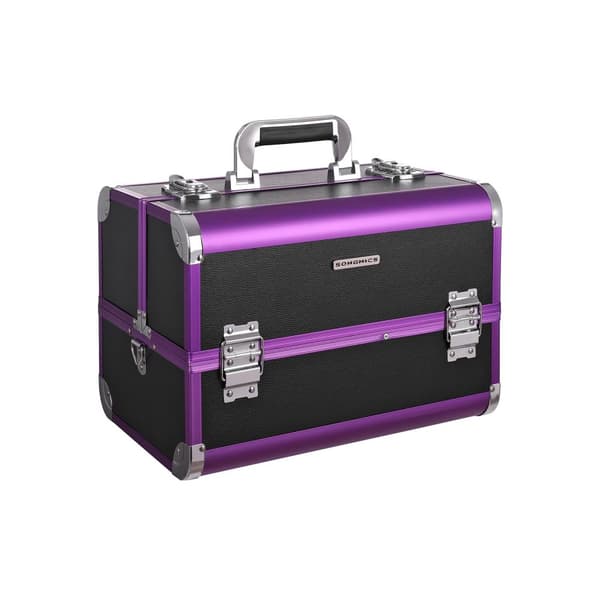 Pieni kosmetiikkakotelo musta-violetti