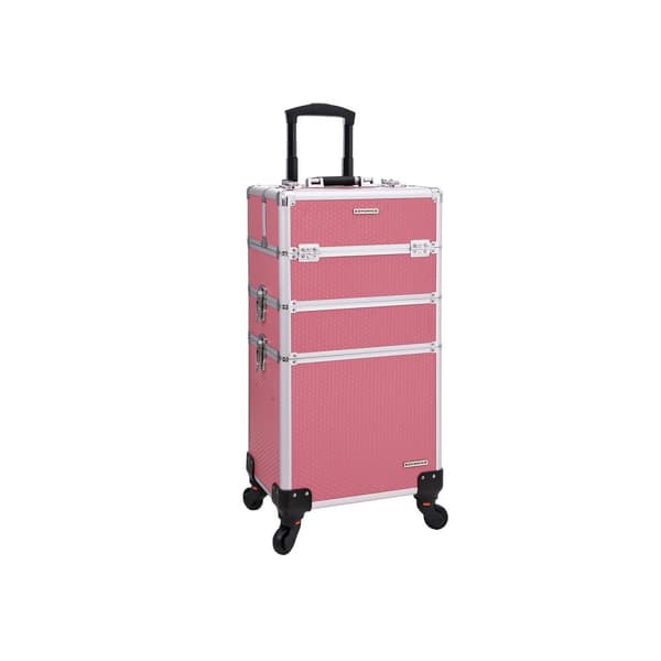 3-in-1 kosmetiikkakärry pinkki