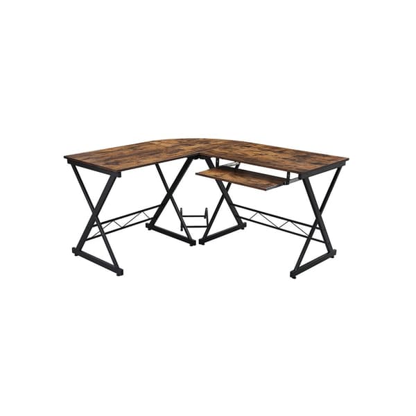 Skrivbord vintage brun-svart