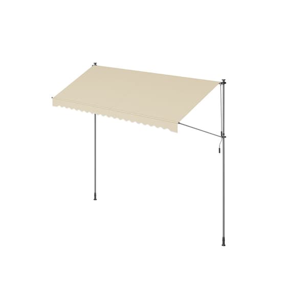 Aurinkosuojan kiinnitysverkko 400 x 120 cm beige