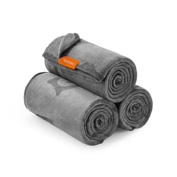 Koiranpeittosarja, 3 kpl, XL, pestävä, liuskekiviharmaa