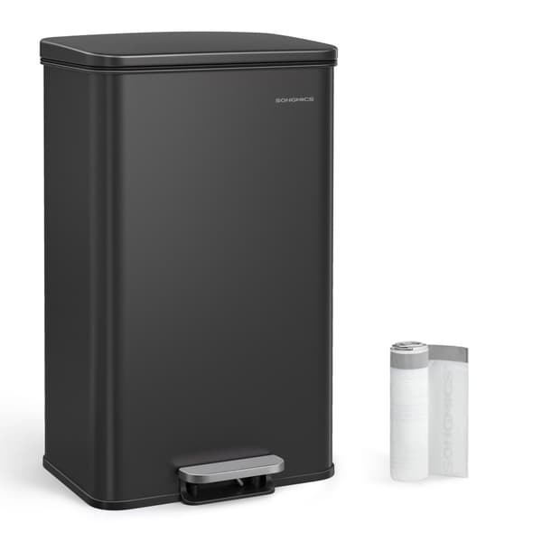Køkkenaffaldsspand 40 liter pedalspand sort