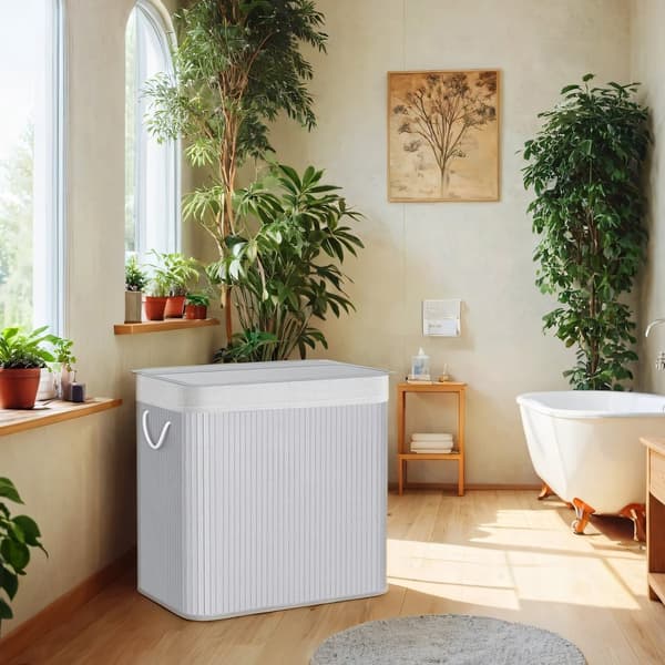Pyykkikori, pyykkiastia 150 L, 3 lokeroa