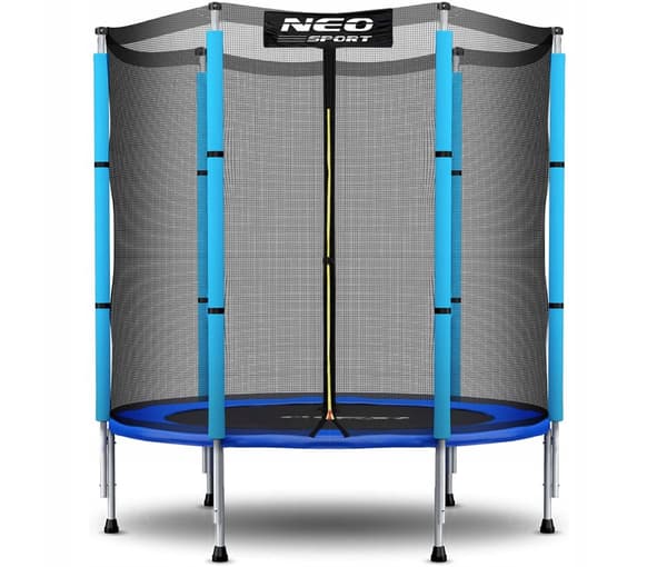 NEOSPORT PUUTARHATRAMPOLIINI 140 cm 4 jalkaa ulkoverkolla lapsille