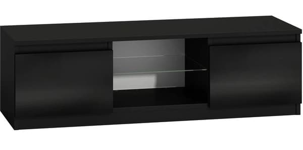TV-BORD 120 - SORT GLANS