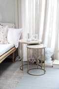 Miniatyrbillede 5 af 7: FURNLUX SIDEBORD TRAVILLE BEIGE 41CM