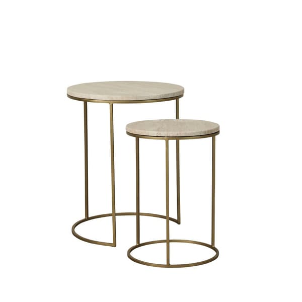 FURNLUX SIDEBORD TRAVILLE BEIGE 41CM