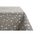 Miniatyrbillede 4 af 4: Tablecloth Kinvara BABEL GRIS 42 White Grey Jacquard