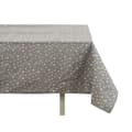 Miniatyrbillede 2 af 4: Tablecloth Kinvara BABEL GRIS 42 White Grey Jacquard
