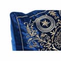 Miniatyrbillede 2 af 2: Cushion DKD Home Decor 8424001850358 Golden 50 x 10 x 30 cm Navy Blue