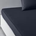 Miniatyrbild 3 av 3: Fitted bottom sheet TODAY Essential 140 x 190 cm Navy Blue