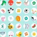 Miniatyrbillede 2 af 6: Nordic cover Lemon Ribbon Points Single 150 x 220 cm Reversible