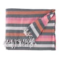 Miniatyrbillede 1 af 3: Multipurpose throw Stripes Pink (160 x 200 cm)