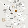 Miniatyrbild 4 av 6: Nordic cover Panzup Cats Super king (260 x 220 cm)